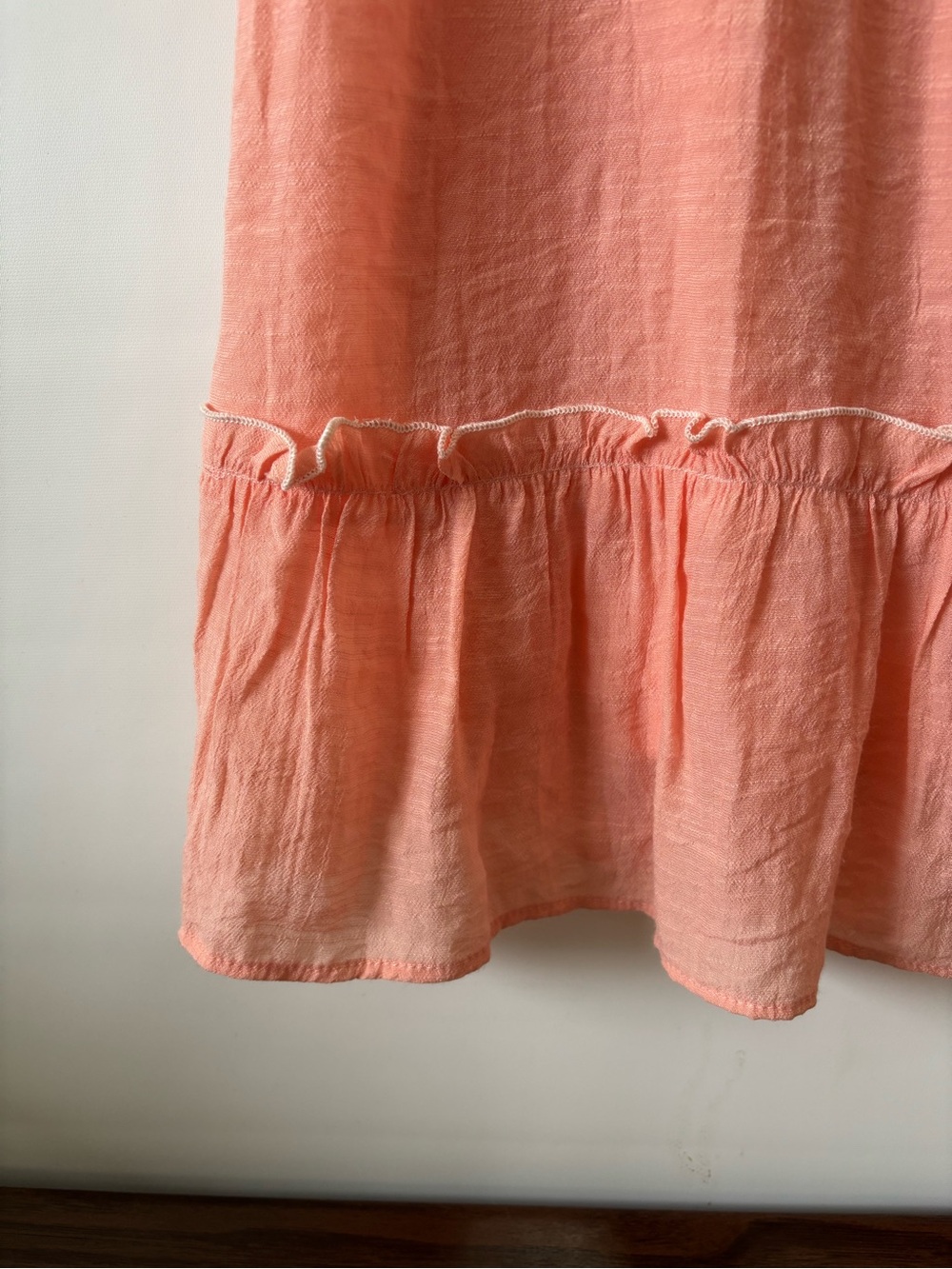 Prach/pink Maxi Skirt with Ruffle Hem - Picture 5 of 6